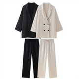 Coat Straight leg Trouser Set